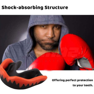 Protège-dents absorbant les chocs offrant un ajustement sûr et une protection de qualité supérieure pour la performance et l'entraînement - Product Image 5