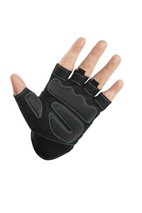 Cycling <b>Gloves</b> – Gel Padded, Half Finger, Breathable Palm Amara, Non-Slip Grip Unisex Workout & Bike <b>Gloves</b> - Product Image 4