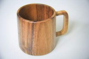 Taza de Madera Natural para Té, Café y Cerveza – Taza Reutilizable Ecológica - Product Image 2