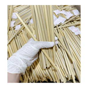 หลอดดูดน้ำทำจากหญ้าธรรมชาติสำหรับเครื่องดื่มเย็น อุปกรณ์เสริมสำหรับธุรกิจอาหาร รับสั่งซื้อจำนวนมาก - Product Image 6