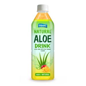 Jus de fruits aromatisé Tan Do Aloe Vera 500ml, faible en gras, 100% pur, saveur ananas, fruit de la passion, mangue, noix de coco, avec Aloe Vera, 10 Brix - Product Image 2