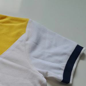 Golf en coton tricoté de qualité supérieure pour les chemises hommes Logo personnalisé imprimé à manches courtes séchage rapide vêtements d'été conception à couleur bloquée - Product Image 5