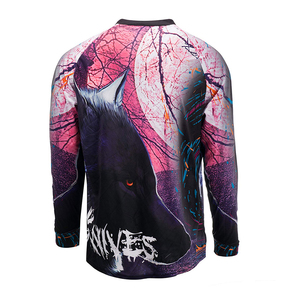Custom Breathable Plus Size Heat-Transfer Printed Motocross MX BMX <b>Road</b> Mountain MTB BMX Racing Jersey - Product Image 2