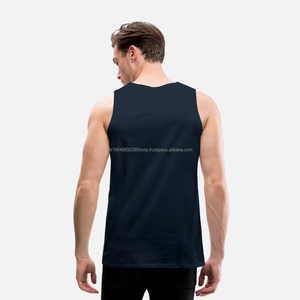 Fabricant OEM, débardeur en coton de qualité supérieure pour hommes, débardeurs de fitness pour hommes, couleur unie, débardeur pour hommes grande taille - Product Image 6