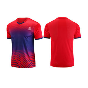 Nouveau style 2025 – Maillot de football américain classique rouge pour homme, grande taille, respirant, été, 100 % polyester - Product Image 4