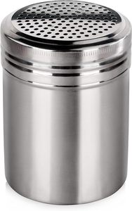 Artículo de calidad superior Contenedores de condimentos de metal Dragado de acero inoxidable Sal Azúcar Especias Pimienta Condimentos Shaker Logotipo personalizado - Product Image 4