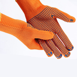 Premium Cotton <b>PVC</b> Dotted Gloves Anti Slip Industrial Safety Gloves Export Quality <b>PVC</b> Dotted Gloves Cotton Knit Work Gloves - Product Image 6