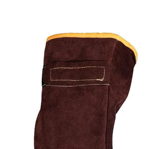Leather Welding Cape Sleeve Safety Welding Sleeves <b>Flame</b> Retardant Top Quality Split Leather Welding Sleeves - Product Image 4