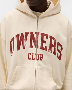 Unisex Custom Thick Fleece Zipper Hoodie 100% Cotton Winter Hooded Sweatshirt Oversized Fit OEM Custom Screen Printed Hoodie - Product Image 2