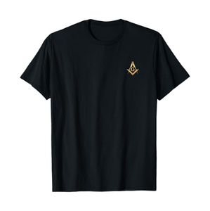 Camisetas Masónicas para Hombre, Diseño de Símbolo de Maestro Masón, Gráficos de los Caballeros Templarios, Impresión DTG, Talla Grande, Corte Largo, Algodón Grueso - Product Image 5