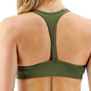 Sujetador Deportivo para Mujer Talla Grande, Sin Costuras, Acolchado, con Logotipo Frontal, Top Deportivo Cómodo y Elástico para Gimnasio, Yoga, Running y Entrenamiento - Product Image 4