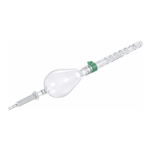 Concentrateur PYREX Kuderna-Danish avec pinces Keck en verre borosilicaté pour la concentration d'échantillons en laboratoire - Product Image 1