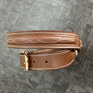 Cinturón de equitación ecuestre de 32mm de ancho de alta calidad con broca de caballo de cristal de costura elegante en color Londres 70-110cm de longitud - Product Image 3