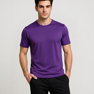 <b>Mens</b> Athletic Performance T Shirt Moisture Wicking <b>Stretch</b> Fabric Sportswear for Gym Running and Fitness Training - Product Image 3