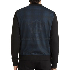 Modern Bomber <b>Jacket</b> For <b>Men</b> Breathable Fabric <b>Light</b> Warm Feel Comfortable Fit For Regular Wear Outdoor Activities - Product Image 2