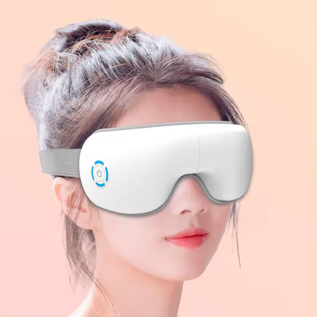 Foldable Smart Eye Massager with Air Pressure Acupoints Wireless Remote Control 4 Modes 1200mAh Battery-Medical Device