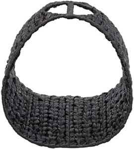 Handwoven Water Hyacinth <b>Storage</b> <b>Basket</b> Tunnel Shape Wicker Organizer Decorative <b>Basket</b> Natural Eco Friendly Home <b>Storage</b> - Product Image 3