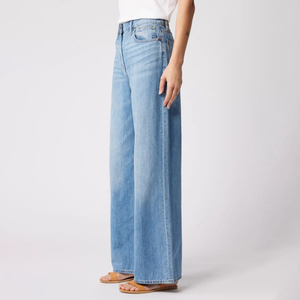 Nouveau Jean Décontracté Femme en Denim Coupe Évasée avec Poches et Trous, Broderie Personnalisée, Style Vintage Urbain, Séchage Rapide, Respirant, Taille Mi-Haute - Product Image 5