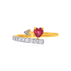 Anillo de Diamantes con Diseño de Hoja Opulento en Oro de 18K — Centro Marquise de 0.35 Ct, Engaste Botánico, Disponibilidad al por Mayor - Product Image 4