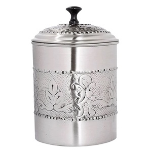 Stainless Steel Jar <b>Kitchen</b> <b>Container</b> <b>for</b> Food Species Dry Fruits <b>Storage</b> <b>Container</b> Jar Home Hotel Restaurant <b>Kitchen</b> Decoration - Product Image 1