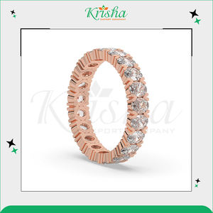 Bagues de mariage en diamant 100 % naturel et cultivé en laboratoire, qualité supérieure, couleur blanc DEF, disponibles auprès d'un fournisseur authentique. - Product Image 6