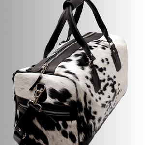 Genuine Leather Fashion Hair Duffle <b>Bag</b> <b>Travel</b> Weekender Daily Use Vintage <b>Large</b> <b>Capacity</b> Portable Lightweight Breathable Carry - Product Image 2