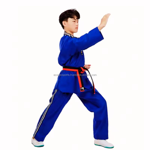 Vêtements d'arts martiaux personnalisés de haute qualité pour les enfants Karaté Jiu Jitsu Gi Costumes de pratique de Jiu Jitsu brésilien-Durable étiré lavé - Product Image 2
