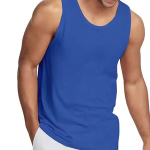 Débardeur de musculation et de fitness pour homme, blanc, 100% polyester, respirant, haute qualité, personnalisé, style mode, coupe stringer - Product Image 2