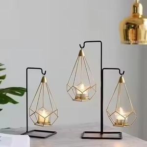 Encantador Portavelas Metálico para Velas de Té, Decoración Navideña Estilo Rústico, Centros de Mesa Festivos y Ideas de Regalos - Product Image 5