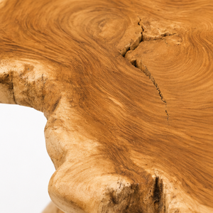 Table basse ARTERRA en teck massif, faite à la main, écologique, facile à nettoyer, durable, moderne, en racine de teck récupérée, mobilier de maison - Product Image 3