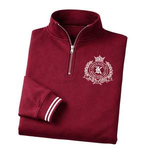 Kappa Alpha Psi All We Do Is Achieve Pull à col zippé 1/4 Krimson, vêtement de fraternité grecque avec design audacieux, confort et coupe premium - Product Image 6
