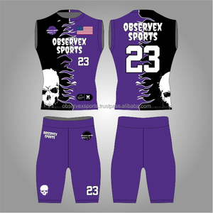 Uniformes de football américain 7v7, meilleure compression, uniformes de flag football personnalisés, sublimation, maillot 7on7 - Product Image 1