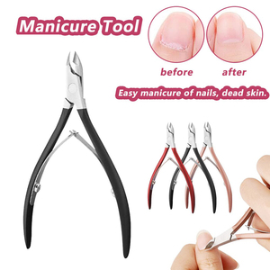 Pince à cuticules professionnelle en acier inoxydable 2026, arc-en-ciel, multi-titane, pour les doigts, outils de beauté - Product Image 2