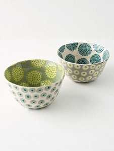จานเซรามิกทำมือทรงกลมสไตล์วาบิซาบิเคลือบสีชมพูลายจุด - Product Image 3