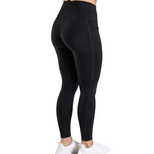 Women High Elastic Waist Full Length Four-Way Stretch Spandex/Nylon Fitness <b>Leggings</b> Slimming Gym Workout Yoga Pants with <b>Pocket</b> - Product Image 6