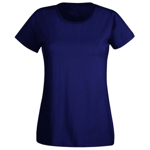 Servicio OEM, Camisetas Personalizadas de 190 g/m², Camisetas con Logotipo Personalizado para Mujer, Camisetas de Cuello Redondo Transpirables para Verano, Camisetas Personalizadas Lisas - Product Image 1
