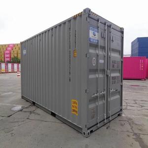 Contenedor de Transporte Seco de 20 pies, de Acero Gris, para Almacenamiento, Transporte de Mercancías, Ferias Comerciales y Uso en Oficinas - Product Image 1