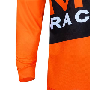Maillot de motocross personnalisé respirant pour l'été et l'hiver, vêtement de course automobile imprimé avec design par sublimation - Product Image 3