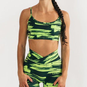 Soutien-gorge de sport pour femme, modèle High, pour yoga, collection 2025, vente en gros, imprimé par transfert thermique, grande taille, ajustable, respirant, léger, tendance et sexy - Product Image 4