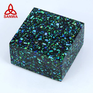 Kyocera หินโมเสคโอปอลสีเขียว OMBK9เศษโอปอล2025เทรนด์แฟชั่นตามสั่งราคาดีสำหรับการออกแบบเครื่องประดับโอปอล - Product Image 1