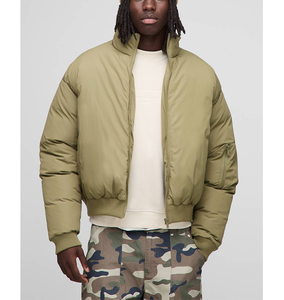 Chaqueta Acolchada Estilo Bomber para Motociclistas, Moda Casual 2026, Repelente al Agua, Cuello Alto, Logotipo Frontal Personalizado, Chaqueta Aislante para Hombre - Product Image 3