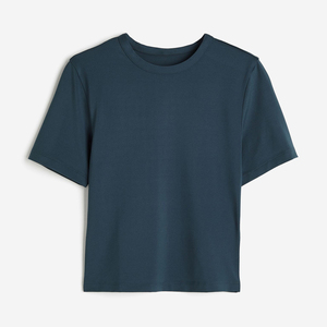 T-shirt à capuche pour femme en molleton 100 % coton, coupe classique, respirant, avec logo personnalisé – Prix de gros, haute qualité - Product Image 2