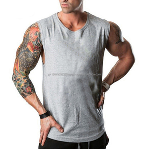 Débardeur sans manches pour homme sur mesure, grande taille, respirant, pour la salle de sport, vêtements de fitness personnalisés - Product Image 5