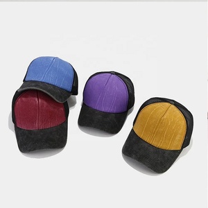 Vente en gros de casquette de baseball à 5 panneaux avec logo personnalisé casquette de sport en coton vierge avec chapeau de couleur unie en tissu éponge imperméable - Product Image 2