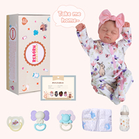 Poupée Bébé Reborn Fille Réaliste Endormie Babeside 20'' Connie, Corps en Tissu Doux, Compagnon de Confort, Vente en Gros Usine OEM ODM