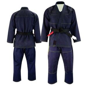 Uniforme de Jiu-jitsu Bjj Gi Hecho a Medida, 100% Algodón, con Logotipo Bordado Personalizado, 450 GSM, Ropa Cómoda para Artes Marciales, OEM ODM - Product Image 1