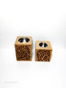 Hand-Made Wooden Incense <b>Burner</b> With laser engraving Rose Design Aromatic Diffuser All-Season Use - Product Image 2