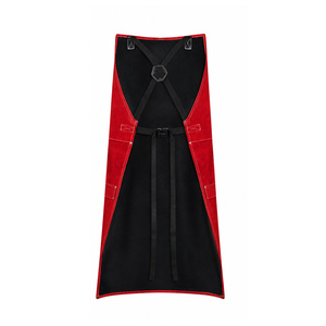 Delantal de trabajo de cuero resistente al fuego, con logotipo y tamaño personalizados, resistente al calor, tipo 2 de protección. - Product Image 2