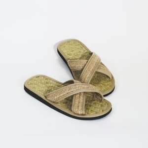 Sandalias de Mujer Ligeras Tejidas a Mano con Suela de Goma Flexible, de Hierba Marina Natural, para Interiores y Exteriores, Verano, Hogar y Playa - Product Image 6