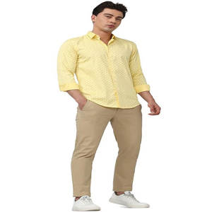 Camisas de manga larga para hombre informales a la moda al por mayor, ropa especial para hombre, camisas ajustadas para jóvenes con estampado clásico para hombre - Product Image 1